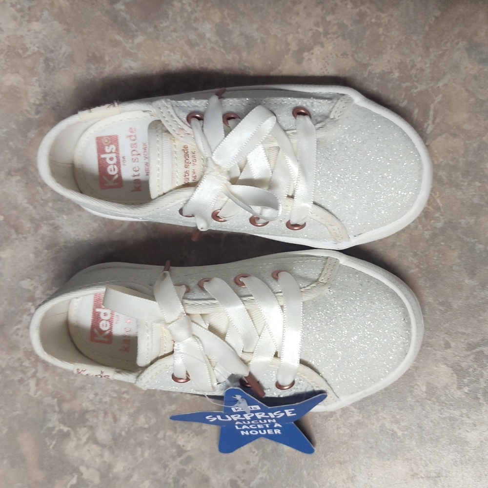 Keds Kids Sparkle Sneakers from Kate Spade Size 7 Toddler girl